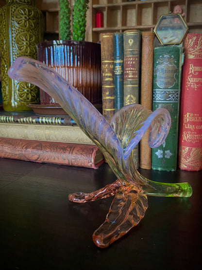 Handblown Glass Lily Vase