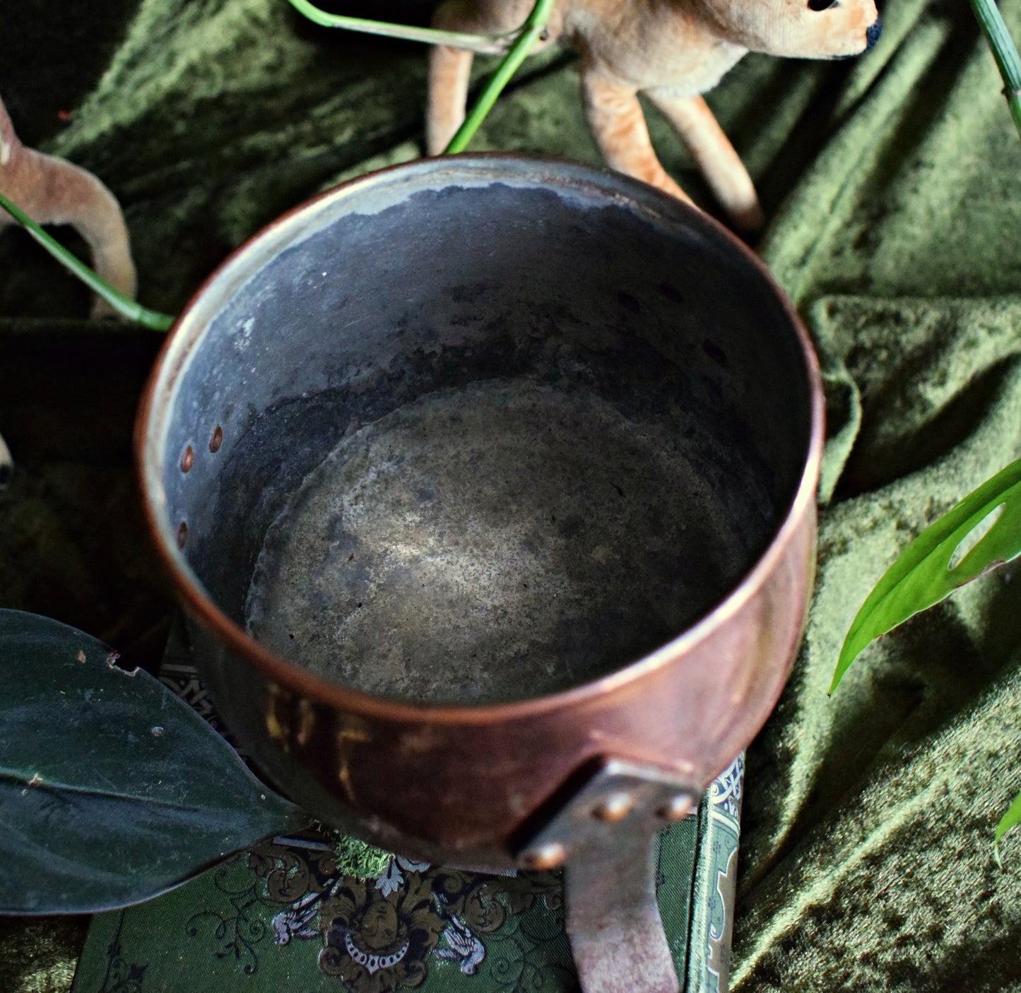 Vintage Copper Cauldron