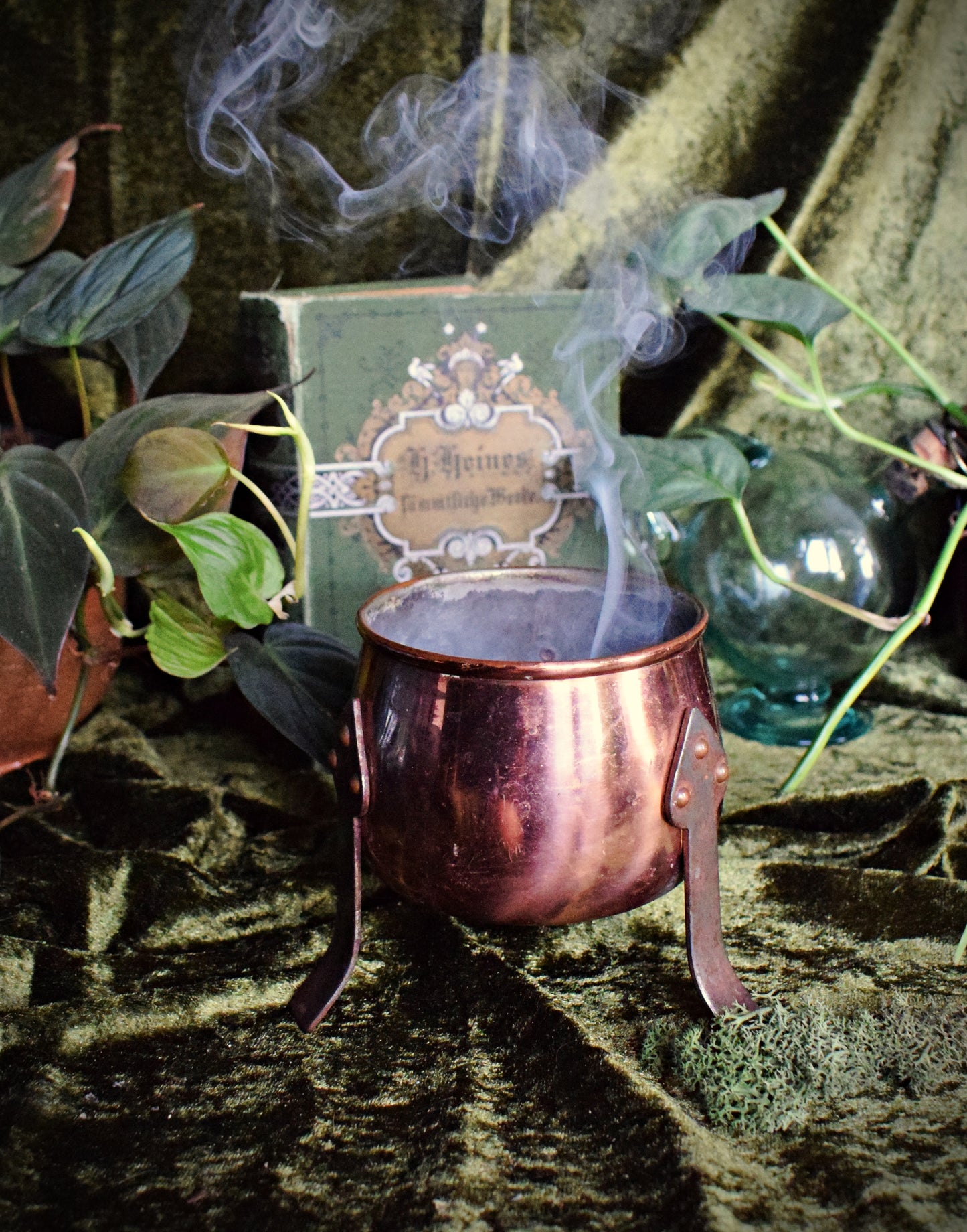 Vintage Copper Cauldron