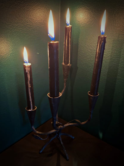 Handcrafted Iron Candelabra