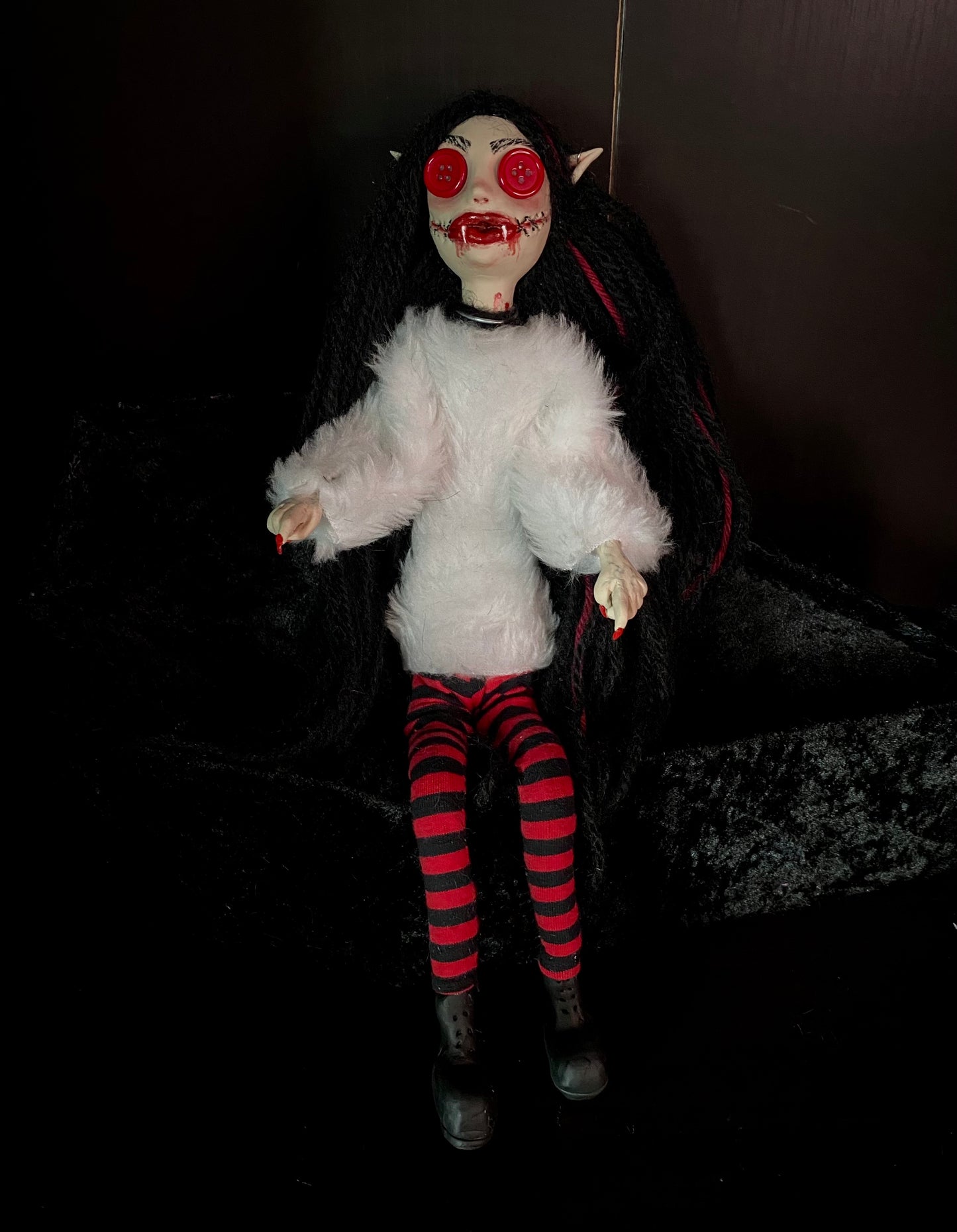 Coraline Inspired Vampire Doll