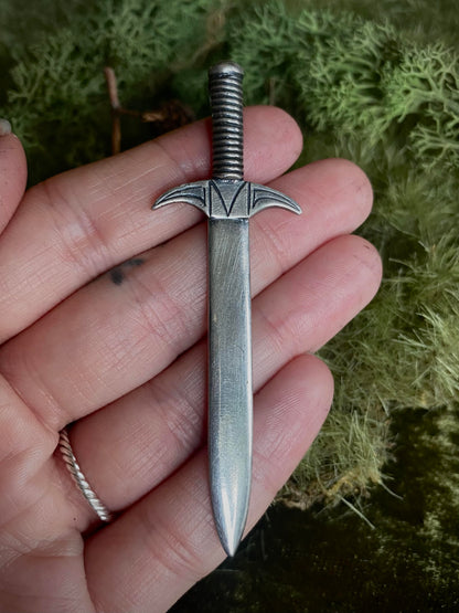 Sterling Silver Norse Sword Pendant