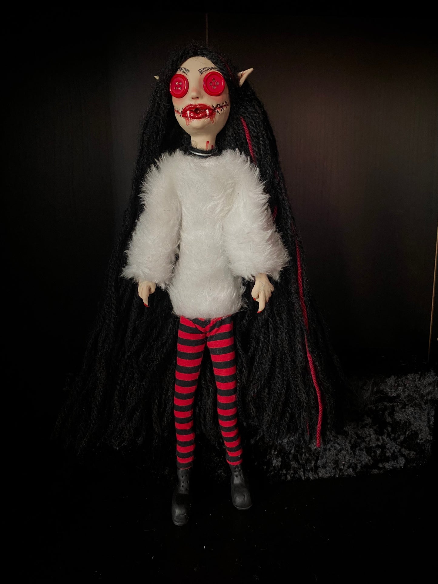 Coraline Inspired Vampire Doll