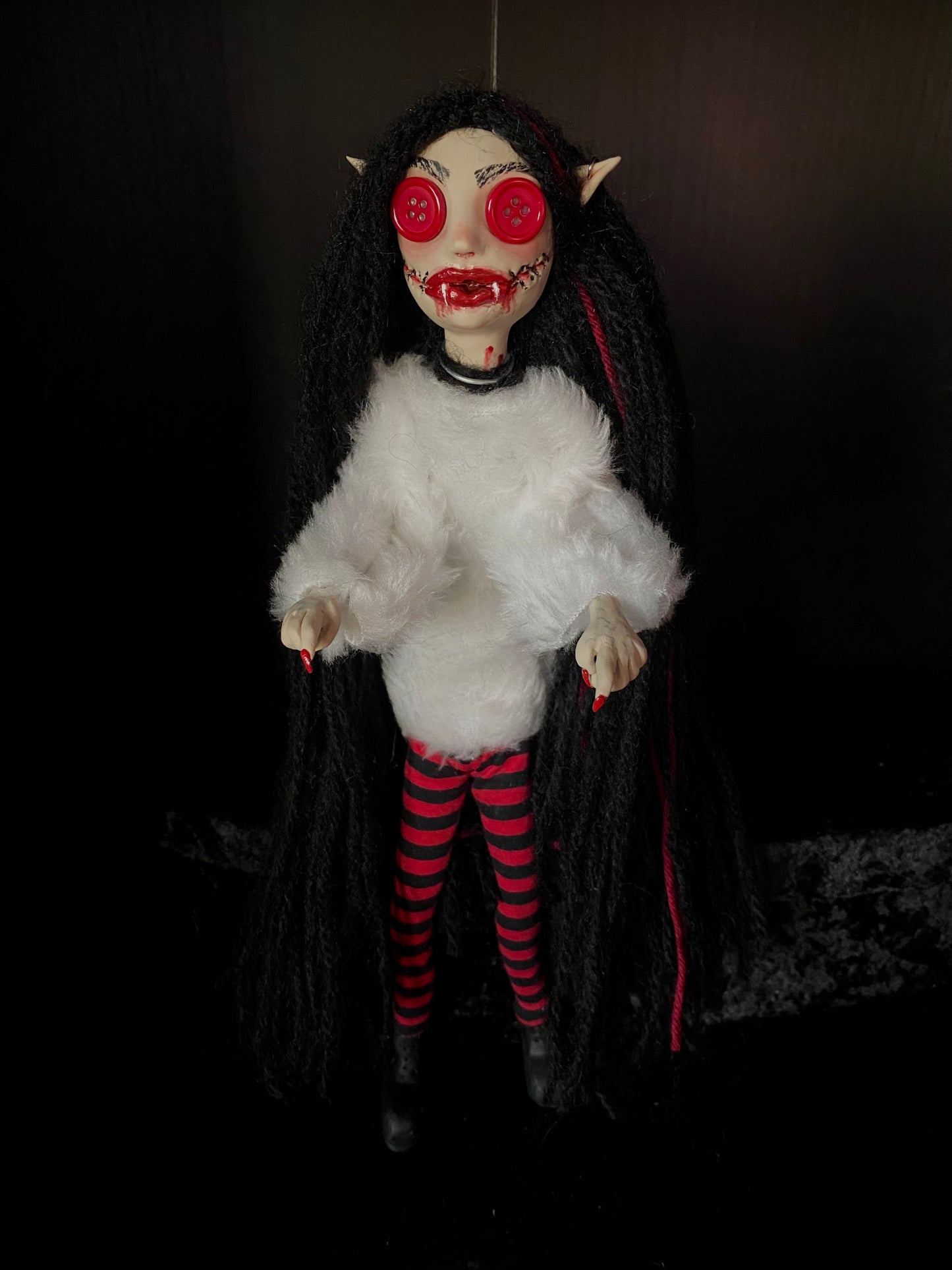 Coraline Inspired Vampire Doll