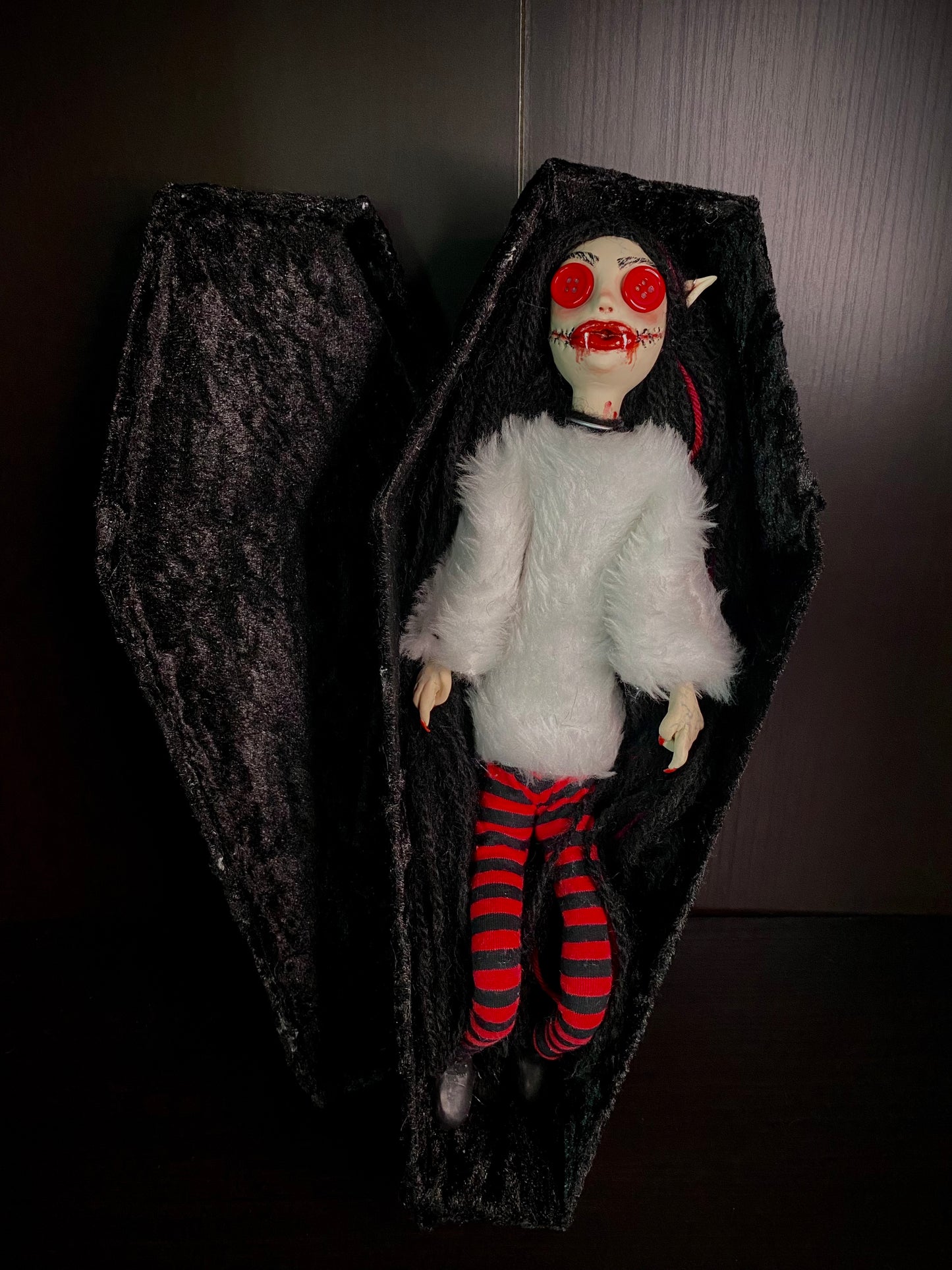 Coraline Inspired Vampire Doll