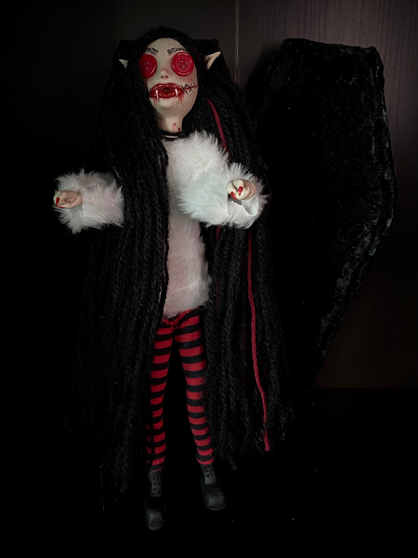 Coraline Inspired Vampire Doll