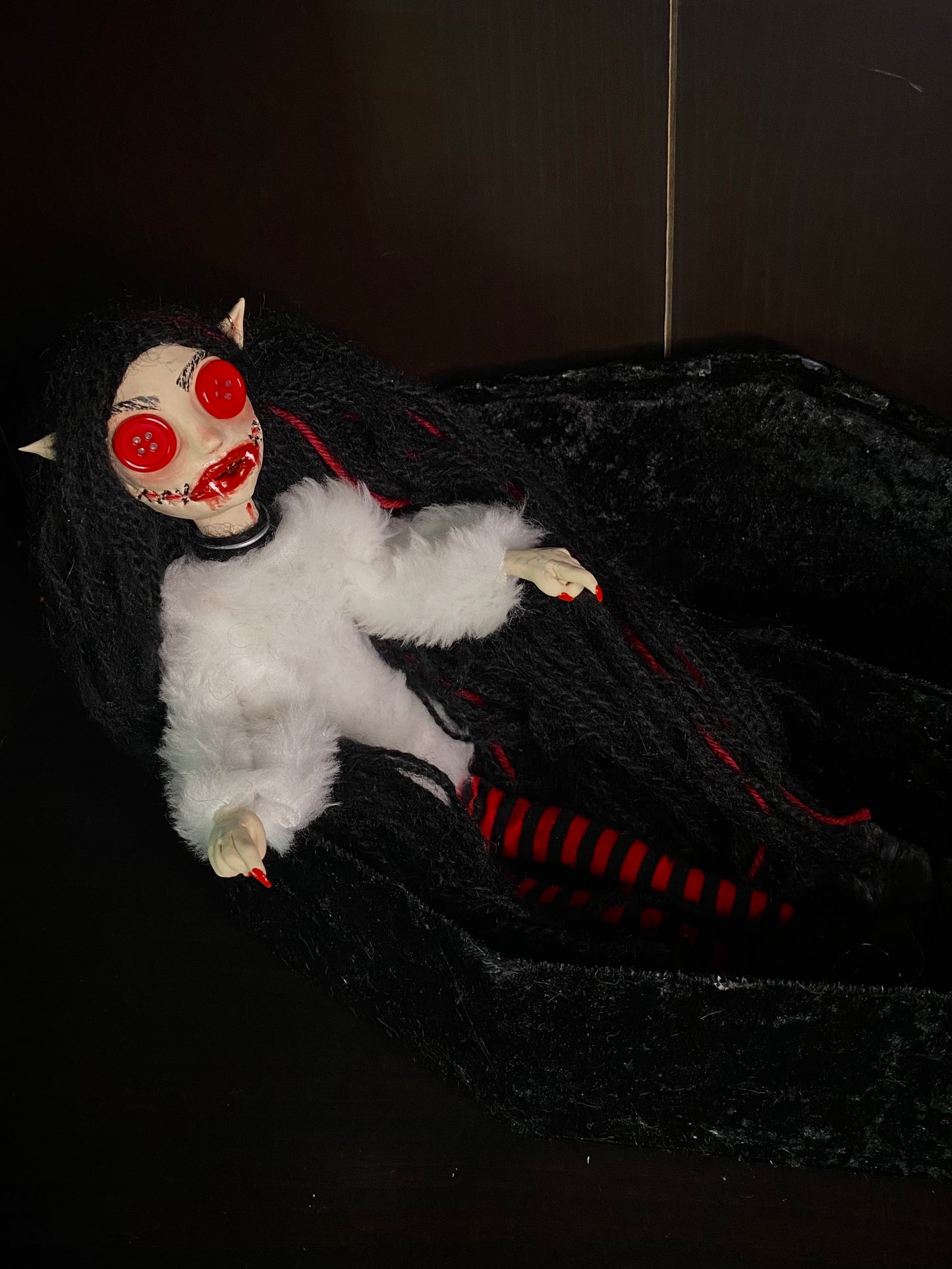 Coraline Inspired Vampire Doll